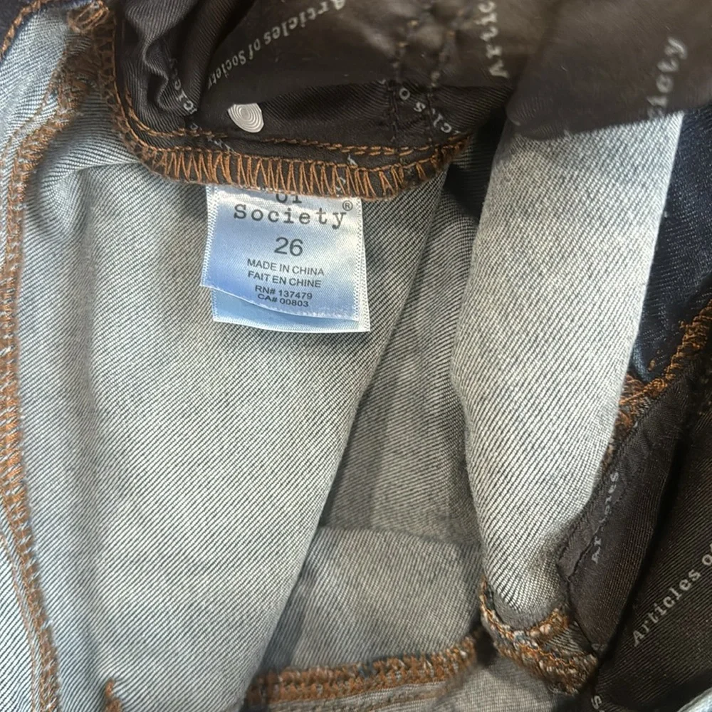 Articles of Society Women's Size 26 Skinny Leg Jeans - Picture 3 of 6